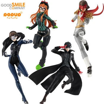 Sākotnējā PĢS GoodSmile POP UP PARĀDE Niijima Makoto Sakura Futaba Joker Gorou Akechi PERSONA5 Animācijas Modeli Rotaļlietas Lelle Dāvanu