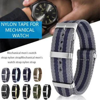 Unisex Nomaiņa Watchband 20mm Modes Militāro Neilona Pulksteņu Siksniņas Sporta rokas Pulkstenis Band Siksnas Jostas Skatīties Piederumi